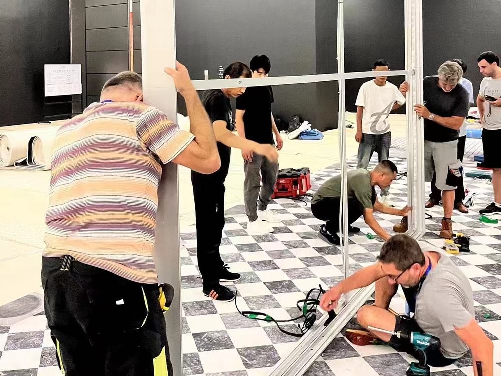 北京展覽工廠-展館搭建現(xiàn)場